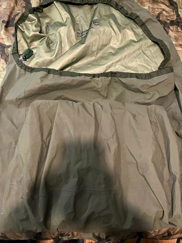 Olive green bivvy - bag, goretex